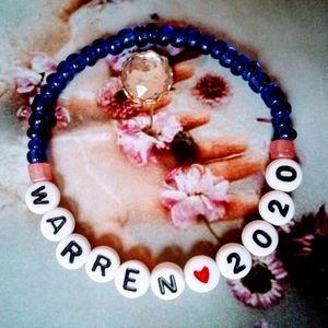 Elizabeth Warren 2020 Bead Bracelet